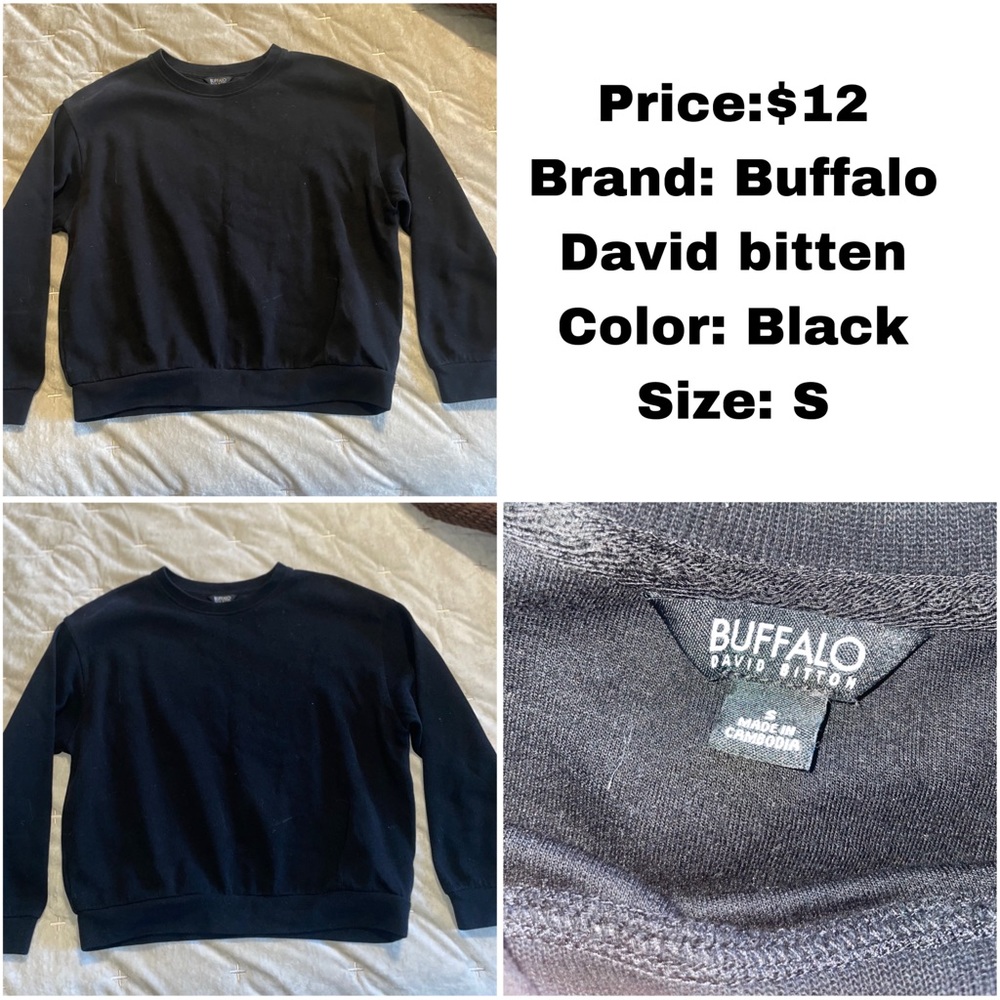 Black crewneck